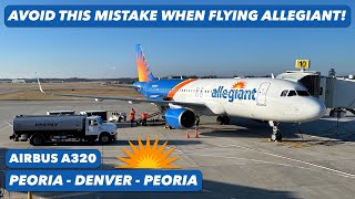 FLYING ALLEGIANT AIR Dont Make THIS Mistake [upl. by Drawe]