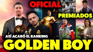 BELLINGHAM GANA SOBRADAMENTE el GOLDEN BOY · LAMINE YAMAL TAMBIÉN FUE PREMIADO · MÁS PREMIOS [upl. by Derian681]