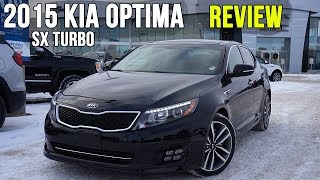 2015 KIA Optima SX Turbo InDepth Review [upl. by Euqinay]