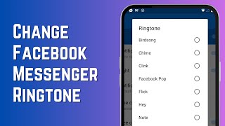 How To Change Facebook Messenger Ringtone iPhone  Easy Guide [upl. by Huei]