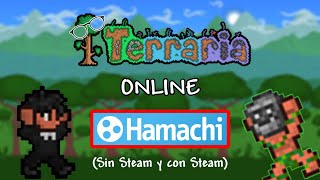 COMO JUGAR TERRARIA ONLINE CON TUS AMIGOS EN HAMACHI 1449 [upl. by Haziza516]