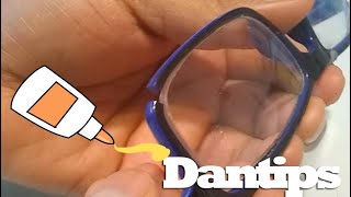 Como pegar tus lentes rotos y que sean mas resistentes  Dantips [upl. by Angell]