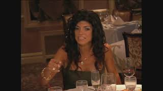 Teresa Giudice vs A Table  The Table Flip RHONJ S01E07 [upl. by Blackwell]