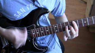 Part 7 Ultraviolet U2 Guitar Tutorial  Lesson  Verse contd [upl. by Aknaib]