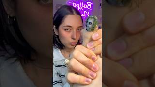 Trimming my toenail hair 🫶 nails nailart naildesign gelnails pedicure [upl. by Sarilda]