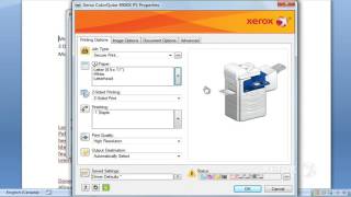 Xerox Printing Options Tab [upl. by Bethena]