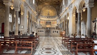 Visiting the Basilica San Clemente al Laterano  Rome Italy [upl. by Tilden]