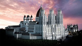 3000 Hours SURVIVALCathedral Minecraft Timelapse [upl. by Barimah]