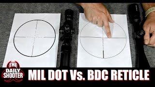 Mil Dot Vs BDC Reticle Which One Is For You [upl. by Lebasy]