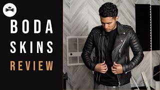 BODA SKINS Leather Jacket Review [upl. by Eiliab]