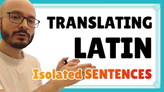 TRANSLATING LATIN into ENGLISH simple sentences 🏛️ Latin course 1 [upl. by Hawken556]