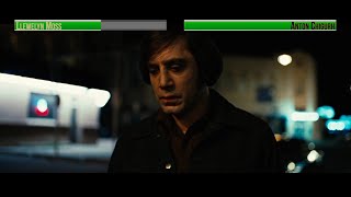 Llewelyn Moss vs Anton Chigurhwith healthbars [upl. by Vergil922]