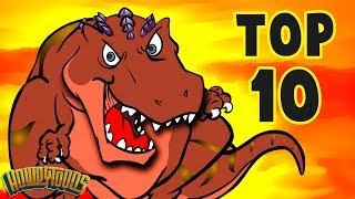 Top 10 Dino Songs  Dinosaur Songs for Kids from Dinostory by Howdytoons [upl. by Hodge]