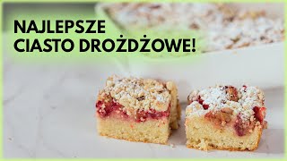 Klasyczne CIASTO DROŻDŻOWE z kruszonką i rabarbarem  Sugarlady [upl. by Roath316]