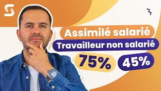 Les charges sociales en société TNS vs assimilé salarié [upl. by Ennaeilsel]