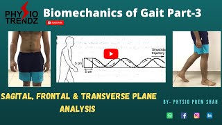 Walking Gait Analysis In Sagital Frontal and Transverse plane Gait Biomechanics [upl. by Fusco]