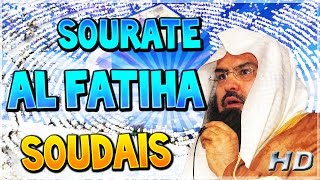 Sourate Al fatiha Soudais Sudais Arabe et VOSTFR écouter le coran surah al fatiha sudais [upl. by Steffin869]