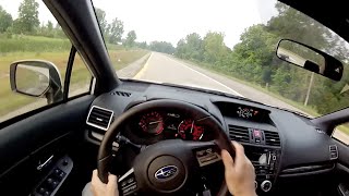 2015 Subaru WRX Sedan  WR TV POV Test Drive [upl. by Artenra]