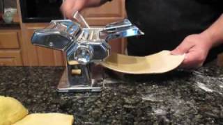 Homemade Pasta on a Imperia Pasta Machine [upl. by Aisinut]