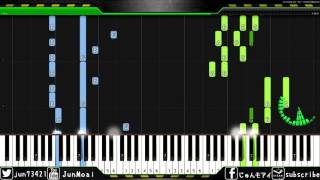 ピアノ 緑眼のジェラシー  東方地霊殿 midi piano synthesia [upl. by Schilling414]