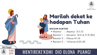 🔴LIVE IBADAH MINGGU  GEREJA TORAJA JEMAAT TIATIRA MALENGKERI  MINGGU 4 AGUSTUS 2024 [upl. by Essam]