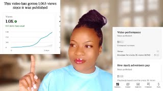 How much does YouTube pays for 1000 views Revenue exposed😳 [upl. by Bobine]