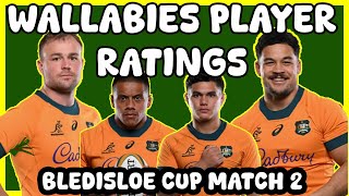 WALLABIES PLAYER RATINGS vs All Blacks  Rugby Championship [upl. by Ainoet]