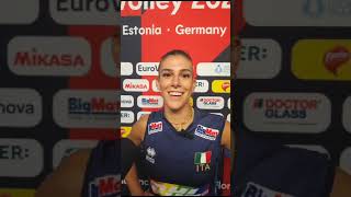 Europei femminili Alessia Orro dopo ItaliaSpagna [upl. by Mali]