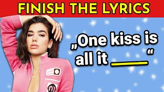 FINISH THE LYRICS  Summer Songs Edition 🎵  Music Quiz [upl. by Einahpets84]