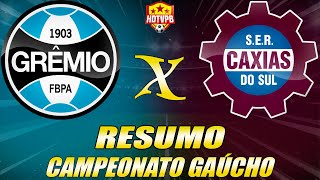 Grêmio vencer o Caxias Por 3 a 2 está na final do Gauchão [upl. by Hoffman]