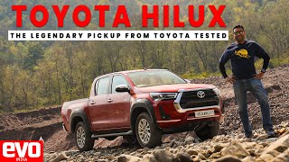 Toyota Hilux first drive review  The legendary Toyota pickup  evo India [upl. by Pritchett290]