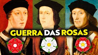 A GUERRA QUE INSPIROU GAME OF THRONES  A GUERRA DAS ROSAS DA INGLATERRA MEDIEVAL [upl. by Marline]