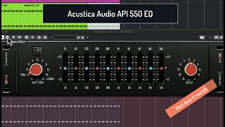 How Does its Sounds Acustica Audio Pink 4 Graphic EQ no speech [upl. by Marlena]