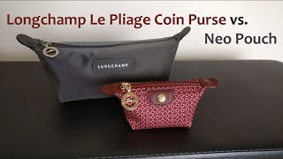 Longchamp Le Pliage Coin Purse and Neo Pouch [upl. by Adnimra958]