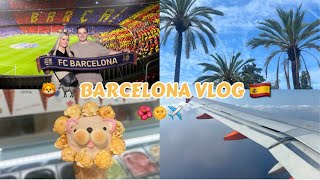 BARCELONA VLOG amp MAYBELLINE NOTICED ME ✈️🇪🇸 [upl. by Chilton995]