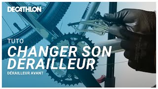 TUTO  Comment changer le dérailleur avant sur son vélo  🚲 I Decathlon [upl. by Jet]