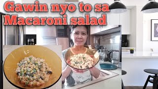 Macaroni Salad na Pangnegosyo  Complete with Costing [upl. by Sirej998]