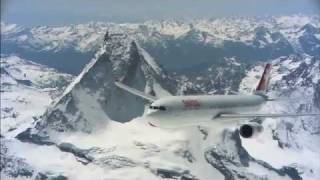 Swiss Flying over the Alps [upl. by Kyriako380]