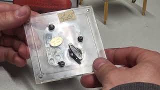 Fixing mechanical wind up vintage music box mechanism [upl. by Ennayllek]