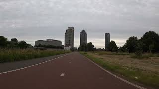 Fietsen Amsterdam Holendrecht naar Amstel station [upl. by Bokaj]