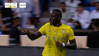 Sadio Mané Tonight SCORED TWO GOALS with Al Nassr vs Al Fateh [upl. by Llecrep775]