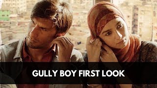 Gully Boy Ranveer Singhs first look unveiled [upl. by Gwenn719]