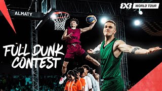 WHO IS THAT DUDE 🤯 FULL Dunk Contest 🔥FIBA 3x3 World Tour Almaty 2024 [upl. by Bik]