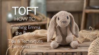 Sewing Up and Finishing Emma the Bunny [upl. by Tenney]