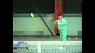 Novak Djokovic  at the age of 6 years and a half [upl. by Kreit337]