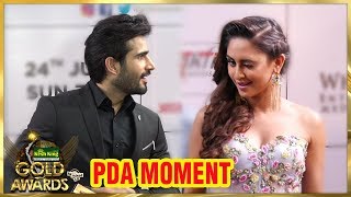 Karan Tacker And Krystle Dsouza PDA Moment At Zee Gold Awards 2018 [upl. by Quince]