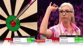 Fallon Sherrock makes history with sublime 170 finish  Grand Slam of Darts [upl. by Llenehs]