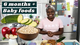 Baby Food Recipes For 6 Months Plus  Zucchini Puree  Oats Meal Baby Food  Stage 1 Homemade  Easy [upl. by Maria322]