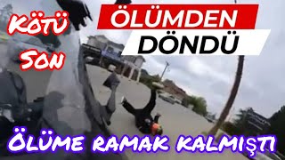 Ölümden dönen en tehlikeli kazalar 😯 Ölüme ramak kala 👽 izlerken korkacağınız anlar ampKorku videoları [upl. by Bogey]