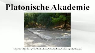 Platonische Akademie [upl. by Cherri163]